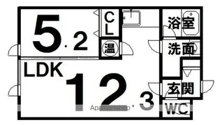 オルネ106B【1階】の間取り